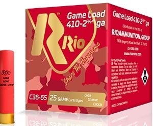 Rio 410 Gauge 2-1/2" 1/2oz #6 1200 fps (25 Rounds)
